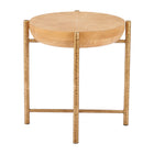 Zuo - Halya Table d’appoint - Naturel-Garantie limitée de 3 ans