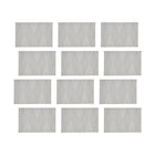 Maxwell & Williams - Accents de Table Napperon Rectangulaire - 45 x 30 cm - Blanc Diamant - Paquet de 12-Essuyer avec un chiffon humide