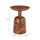 Zuo - Kelk Table d’appoint - Noyer-6