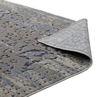 Modway - Margarida Turc vintage vieilli vieilli Tapis de 5 pi l x 8 pi L - Bleu et crème-Haute densité / Tissé à la machine