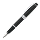 A.T. Cross - Stylo-plume Bailey, noir, plume moyenne-La pointe moyenne produit une largeur de trait de 0,45 mm* pour des lignes nettes et précises, offrant une excellente visibilité. *La largeur du trait dépend de la pression exercée par la main.