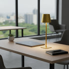 Xtricity - Lampe de table tactile LED portable Lucie - Or-Température de couleur 3CCT sélectionnable : blanc doux, lumière du jour et blanc froid