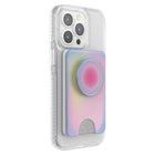 Popsockets - PopWallet+ pour MagSafe avec bague d'adaptation - Aura-Peut contenir jusqu'à 3 cartes ou 6 cartes de visite