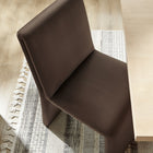 Modway - Emory Velours Performance Rembourré Fauteuil d’appoint de salle à manger - Chocolat-Épingles de pied non marquées