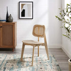 Modway - Habitat Fauteuil d’appoint de salle à manger - Gris-Siège en bois courbé et placage