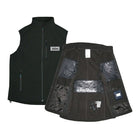 TechNiche IONGEARMC — Veste chauffante à batterie, noir, TG-La température de chauffage (3 réglages) se règle via le régulateur à l’intérieur de la poche avant gauche au niveau du torse