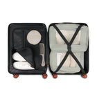 Reebok - Collection Captain Valise de cabine à Coque Rigide 21.50 po - Orange-Poignée télescopique avec hauteurs de verrouillage à plusieurs niveaux