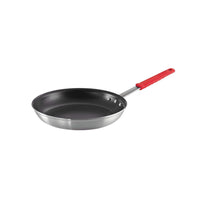 Tramontina - Pro Poêle antiadhésive de 10 po – Manche rouge – Revêtement renforcé-Idéal pour tout, des œufs du matin aux steaks de thon saisis du soir pour une personne