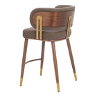 Zuo - Brew Tabouret de comptoir - Brun/Noyer-6