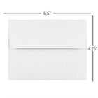 JAM Paper Enveloppes format livret à rabat droit gommé, 4 3/4 x 6 1/2 po, blanches, 250 par paquet-Parfait pour les cartes de vœux, les invitations, les mariages ou toute autre annonce