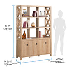 Sauder - Mur de rangement Newberry Lane - Pin kaki-8