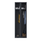 Ceha - Série RH, batterie de 2, casier 1 niveau avec aérations à persiennes, poignée encastrée - gris graphite-Solutions de rangement flexibles pour s'adapter à votre espace et à vos besoins d'organisation