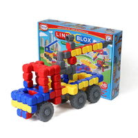 Popular Playthings - LinkaBLOX deluxe - Jeu de construction - Lot de 126-Jeu STEM