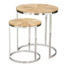 Zuo - Bari Tables gigognes - Naturel - Ensemble de 2-Couleur: Naturel