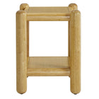 Modway - Arcus Rectangulaire à 2 niveaux Table d’appoint - Chêne-5