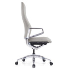 Decent Living - Chaise de bureau Nexten Pro, dossier haut, Blanc cassé-Mécanisme d'assise Bock de conception allemande