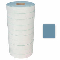 Eddie's - Sato 2 lignes de 8 caractères Étiquettes permanentes - bleu - Paquet de 60000-Etiquettes Sato blanches permanentes - 2 lignes de 8 caractères