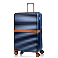 Champs - Vintage II 28 po Valise - Marine-Système d'expansion sur toutes les mallettes