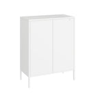 Manhattan Comfort - Amelia 31,5 po Buffet Moderne d’Appoint - Blanc-Acier: Nettoyage: Essuyez avec un chiffon doux et sec. Pour les taches tenaces, utilisez un détergent doux avec de l’eau, puis séchez avec un chiffon pour éviter les traces d’eau. À éviter: N’utilisez pas de tampons abrasifs qui pourraient rayer la surface. Évitez de laisser de l’eau ou de l’humidité sur la surface pendant de longues périodes. Entretien: Vérifiez régulièrement la présence de rouille, surtout dans les environnements humides.