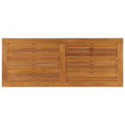 Modway - Upland Terrasse extérieure Bois de teck Table basse - Naturel-5