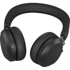 Jabra - Evolve2 75-usb-a UC Casque stéréo-Durée de musique Jusqu'à 36 heures (avec ANC désactivé)/Jusqu'à 33 heures (avec ANC activé) ; Autonomie en conversation Jusqu'à 24 heures (avec ANC/busylight désactivé)/Jusqu'à 18 heures (avec ANC activé/busylight allumé)
