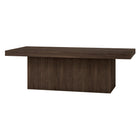 Hudson&Canal - Table basse rectangulaire Torren (122 cm de largeur) - Brun aulne-Le plateau de table a une capacité de poids de 75 lb