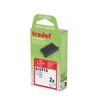 Tampons encreurs SWOP Trodat - 6/4910 - Rouges - Paquet de 2-Tampon encreur de rechange pour timbre auto-encreur Trodat 4911