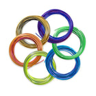3Doodler - Boîte de recharges de filament tricoloure FLOW - 1,75 mm - 6 bobines-Bleu, Jaune, Fuchsia