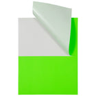 JAM Paper Étiquettes expédition, demi-feuilles, 5,5 x 8,5 po, vert néon, 50/paquet-Vert néon