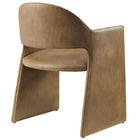 Modway - Talia Cuir végane Fauteuil à manger - Toast-7