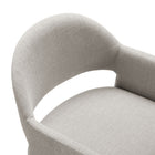 Modway - Talia Tissu rembourré Fauteuil à manger - Lin-9