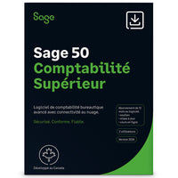 Sage 50 Premium Comptabilité 2026 - Abonnement d'un an [Téléchargement]-Organisez vos finances. Gérez le flux de trésorerie et les taxes. Simplifiez votre vie professionnelle. 