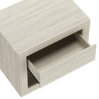 Manhattan Comfort - Table de nuit contemporaine Soren 26" à 1 tiroir - Chêne blanchi-Disponible en chêne blanchi, chêne naturel et gris charbon