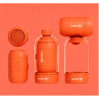 Sodapop - Haut-parleur portable Bluetooth orange-Plus de 30 heures d’autonomie avec recharge USB-C