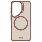 Blu Element - Chromatic Kick avec étui aimants pour Samsung Galaxy S26, Marron-Support dépliable pour objectif d'appareil photo
