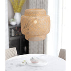 Zuo - Lampe plafonnier Finch - Naturel-Ampoule de forme A19, culot E26, max. 60 W x 1 (non incluse)