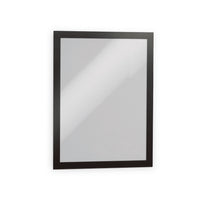 Cadre auto-adhésif Duraframe de Durable – Cadre 9 po l x 12 po H pour insertion 8,5 po l x 11 po H – Noir – Paquet de 2-Porte-signal magnétique auto-adhésif pour documents