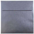 JAM Paper Enveloppes d'invitation carrées métalliques 6,5 x 6,5 po - Stardream noir anthracite - paquet de 25 (GCST506)-Couleur: Stardream Anthracite