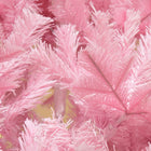 HOMCOM - Arbre de Noël Artificiel 6 Pieds à Ouverture Automatique pour Fête Rose-La base est détachable et pliable pour un rangement facile 