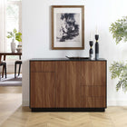 Modway - Holden 47" Buffet - Noyer noir-Armoires à pousser pour ouvrir