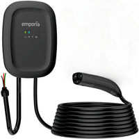 Emporia - Chargeur classique de niveau 2 48 A pour véhicules électriques avec câble de 7,3 m (24 pi) - NACS (TESLA) - Câblé - Noir-Certifiée ul et fabriquée selon normes de sécurité strictes incluant nec 625 sae j1772 ul 817 ul 991 ul 2231 ul 2251 et ul 2594 garantissant fonctionnement sécuritaire et fiable