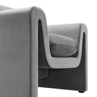 Modway - Waverly Performance Velvet Fauteuil - Gris-8