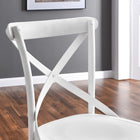 Modway - Gear Fauteuil d’appoint de salle à manger - Blanc-Capacité de poids : 330 lb.