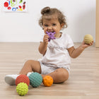 Miniland - MLE97314 Balles sensorielles - ensemble de 6-6 balles