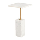 Zuo - Naht Table d’appoint - Blanc-Couleur: Blanc