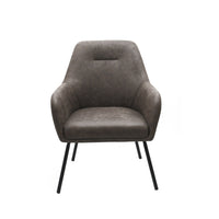 Brassex - Chaise d'appoint 745803 - brun vintage-Revêtement en tissu de qualité supérieure