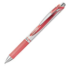 Pentel − Stylo gel EnerGel remplissable avec prise − rétractable − 0,7 mm − rose corail-Stylo à Encre Gel