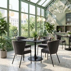 Zuo - Aimee Chaise de salle à manger - Gris - Ensemble de 2-Supporte jusqu'à 350 lb