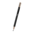 Stylet Pro 4 d'Adonit pour iOS et Android - Noir-Construction judicieuse composée d'un boîtier en aluminium léger et d'un capuchon à torsion en cuivre avec texture et prise améliorées, pour un design haut de gamme et efficace