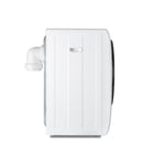 BLACK+DECKER - Sèche-linge compact 1,5 pi³ - blanc-Tambour en acier inoxydable avec porte à chargement frontal